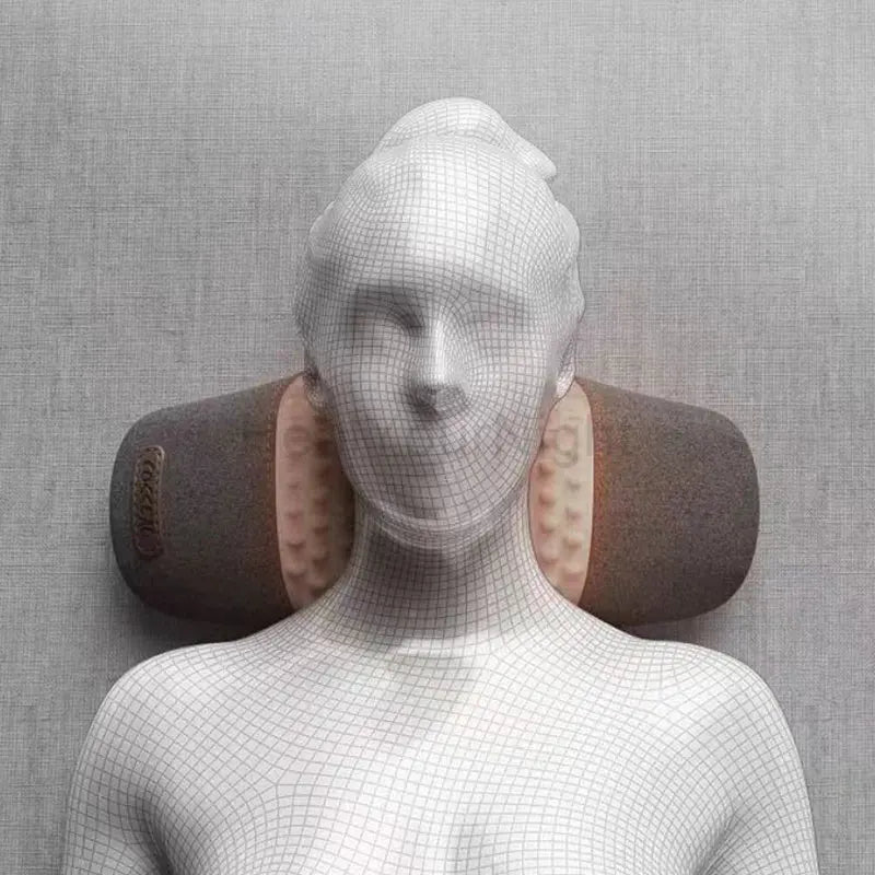 Massagedyna – Nackavslappning med värme & stretch