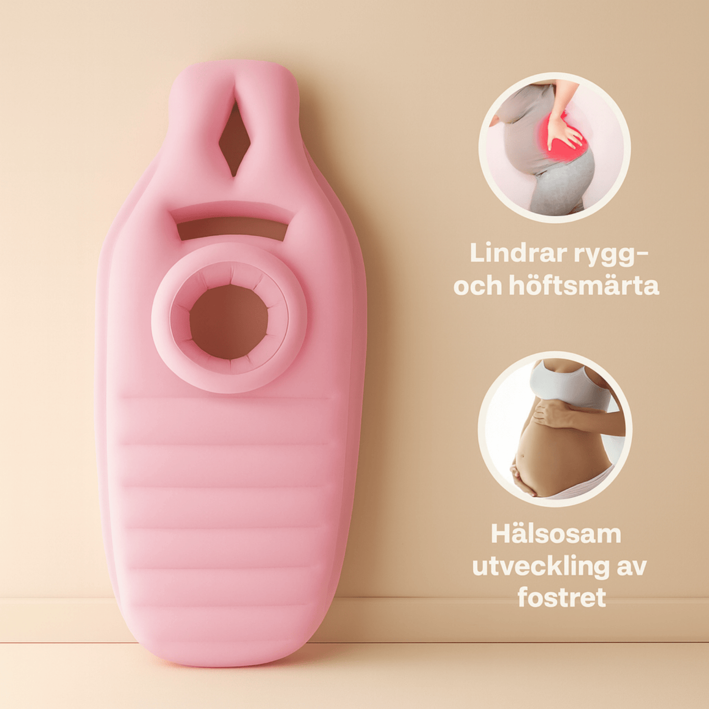 BellyFloat™ – Gravidmadrass med magutrymme