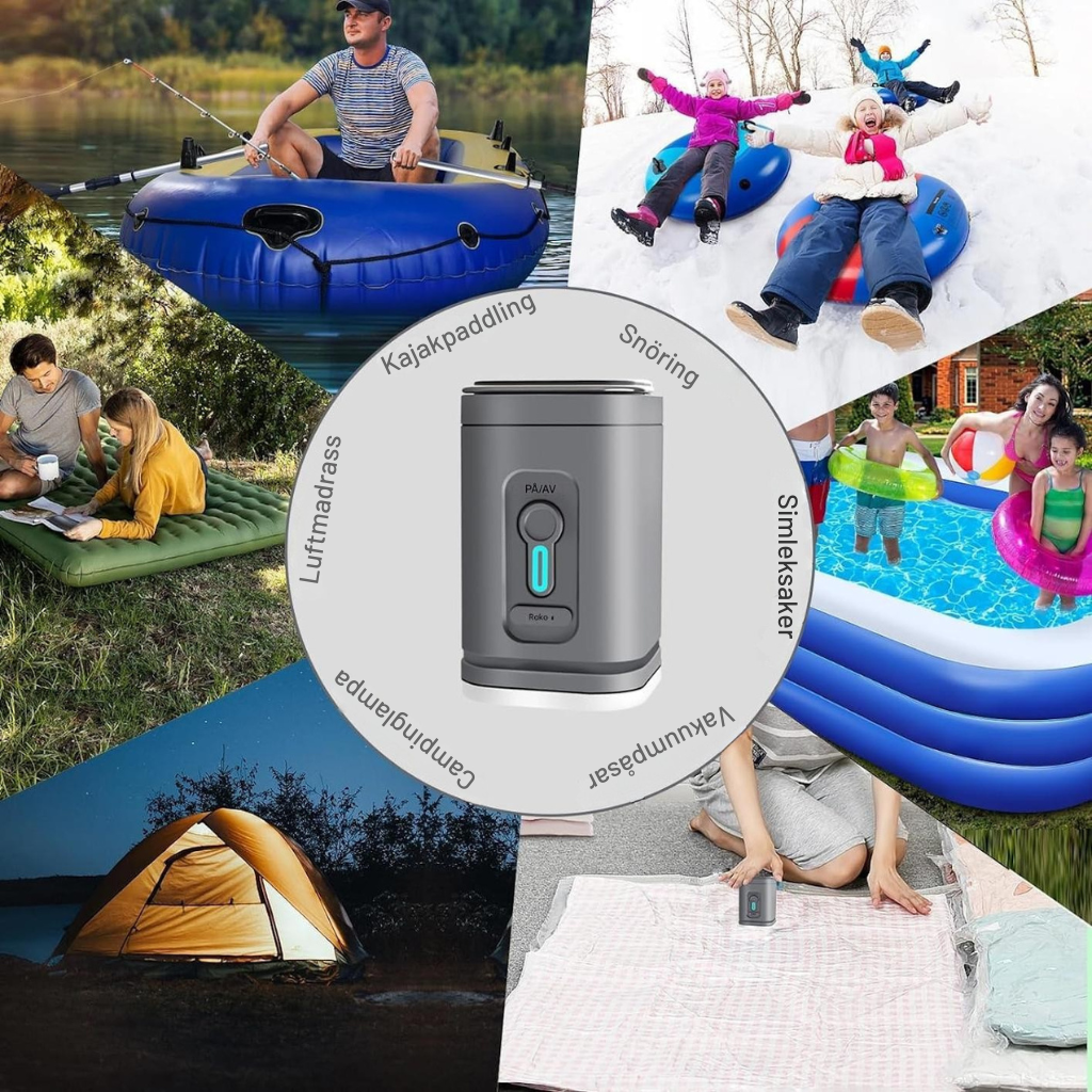 Luftpump – Smidig bärbar lösning för camping