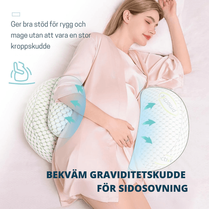 Gravidkudde – Följsamt stöd vid sidoläge