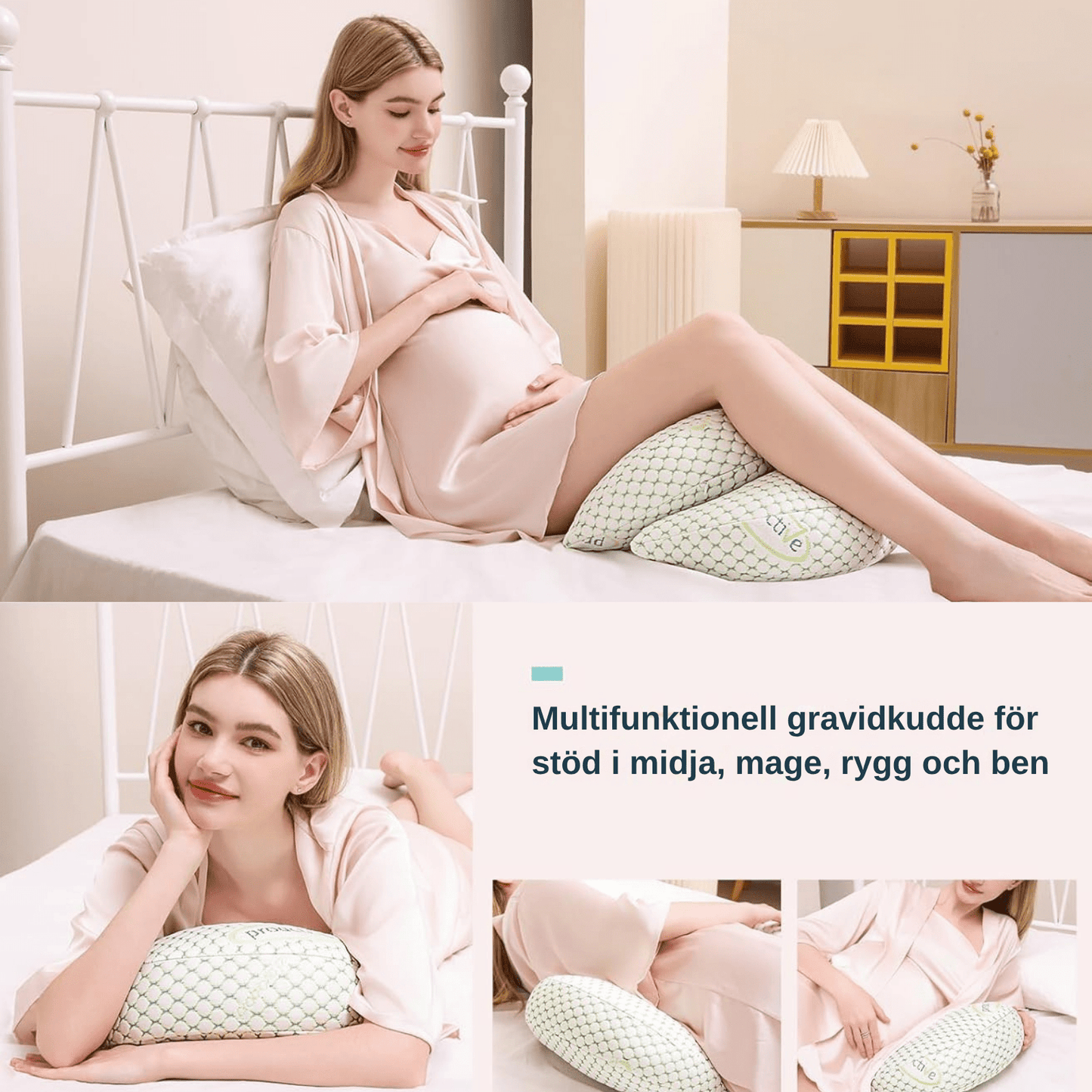 Gravidkudde – Följsamt stöd vid sidoläge