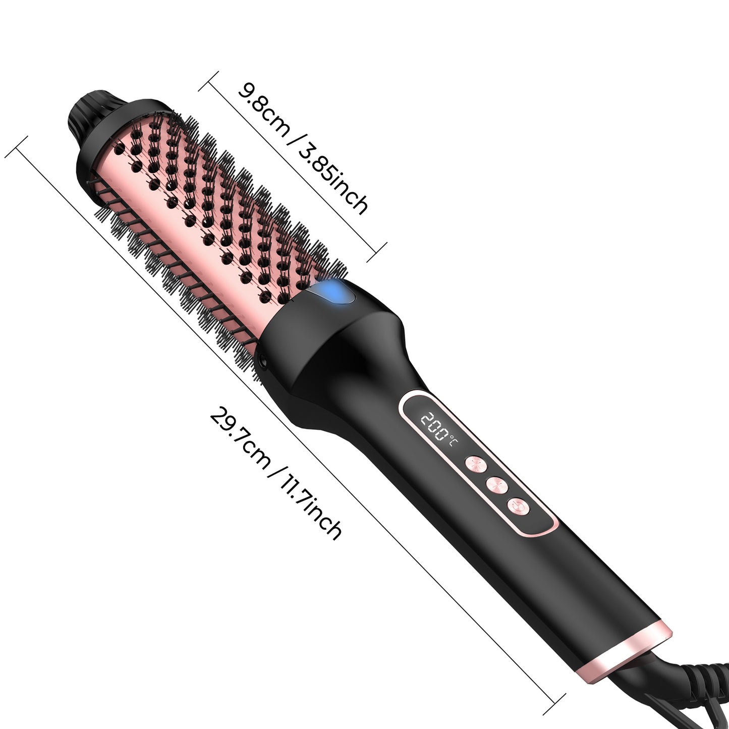 Hairstyler Värmeborste – Lockar & plattar i ett svep