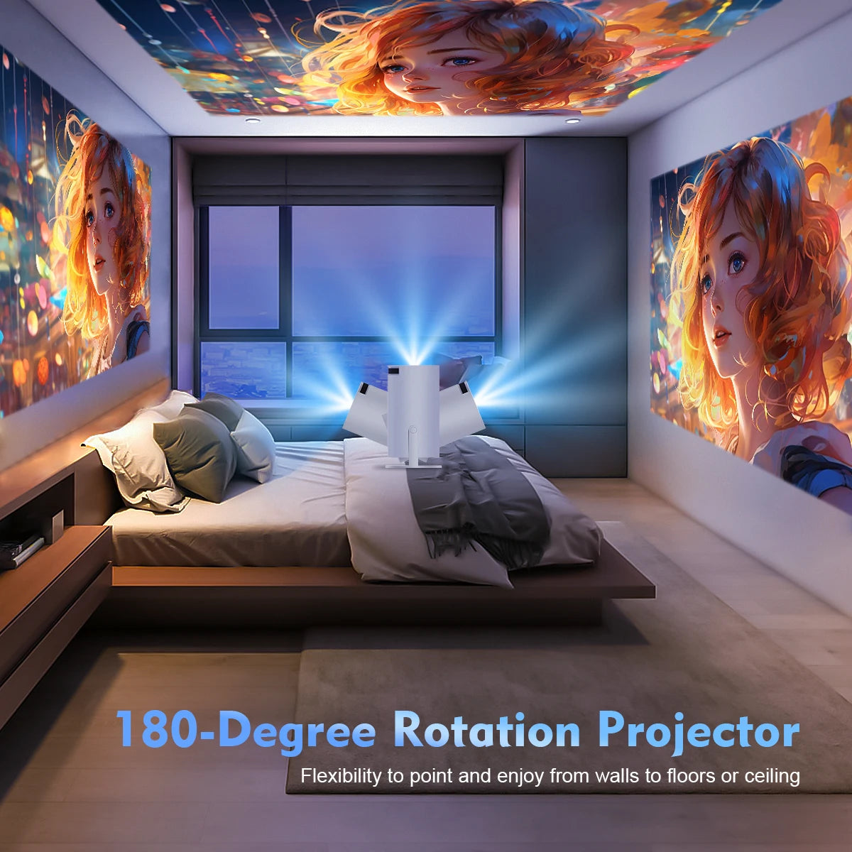 Magcubic HY300 PRO™ – kompakt hemmabioprojektor