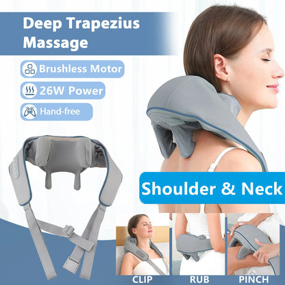 Nack- och axelmassagerare – Kraftfull och tyst