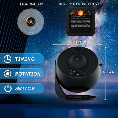 Projektorlampa för barn – Magisk stjärnhimmel vid läggdags