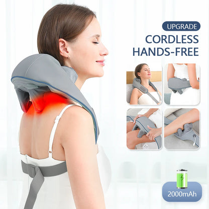 Nack- och axelmassagerare – Kraftfull och tyst