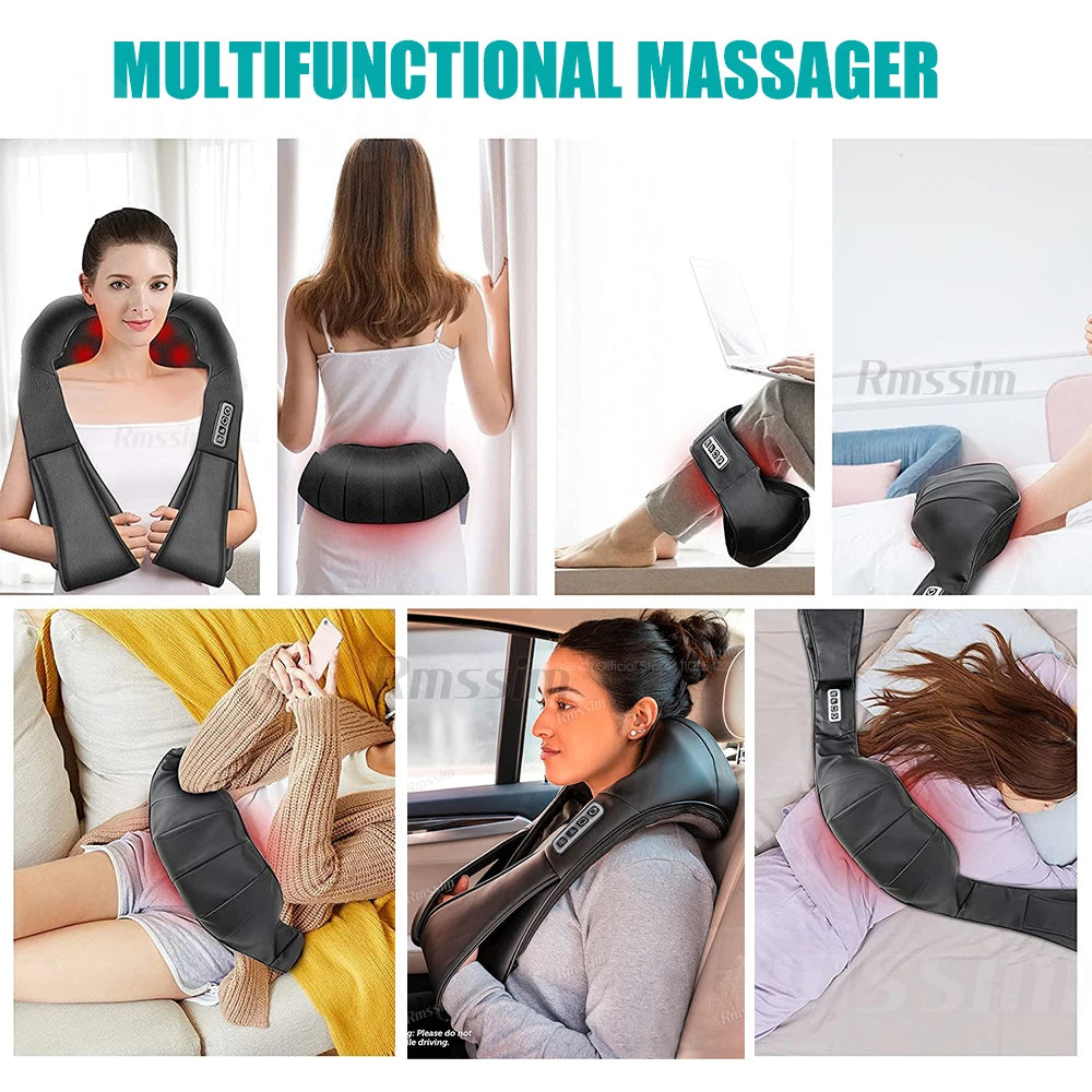 Shiatsu Massagedyna – Djupt lugn för nacke & rygg