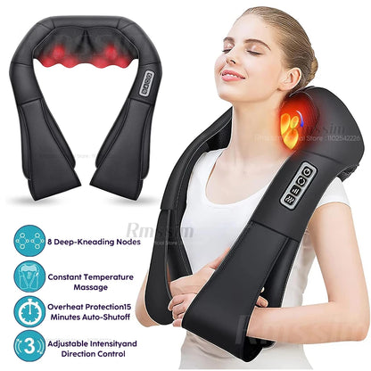 Shiatsu Massagedyna – Djupt lugn för nacke & rygg