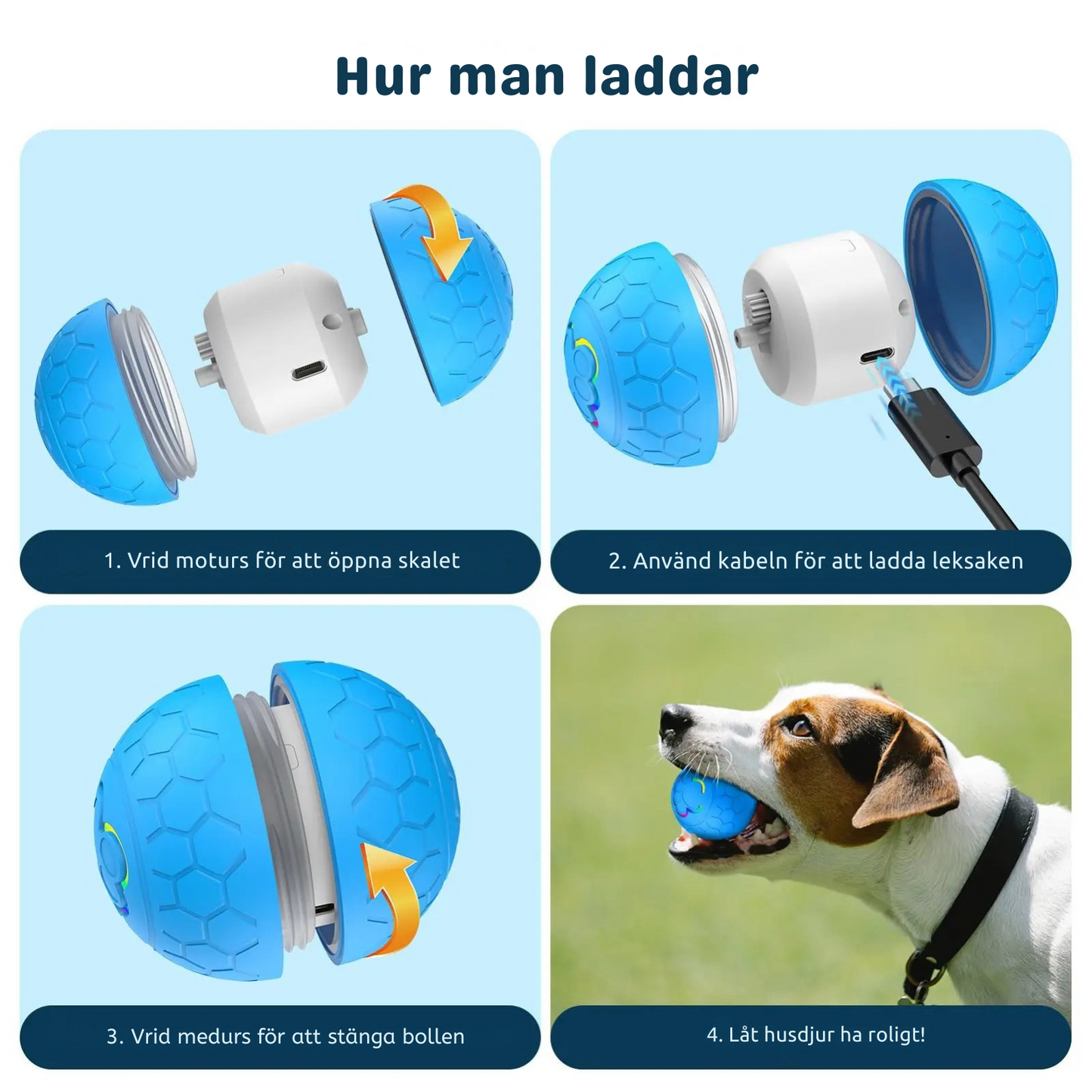 MeowMeows – Interaktiv hundboll